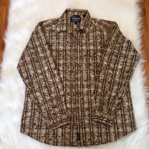 Rough Stock Panhandle Slim Western Shirt L